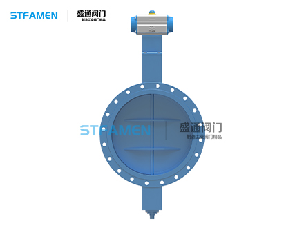 气动法兰式低负载通风蝶阀