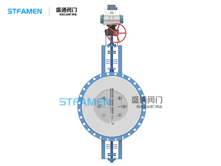 气动高温超高温烟道蝶阀硅酸铝模块(1200℃)