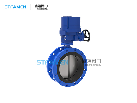 Q型电动法兰开关软密封蝶阀