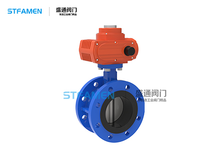 电动精小型法兰软密封蝶阀